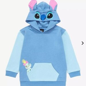 Disney Lilo & Stitch Stitch Color Block Eared Toddler Hoodie